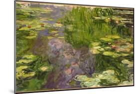 Waterlilies-Claude Monet-Mounted Giclee Print