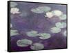 Waterlilies-Claude Monet-Framed Stretched Canvas