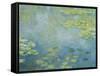 Waterlilies-Claude Monet-Framed Stretched Canvas