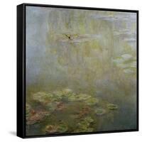 Waterlilies-Claude Monet-Framed Stretched Canvas