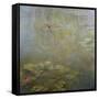 Waterlilies-Claude Monet-Framed Stretched Canvas