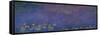 Waterlilies-Claude Monet-Framed Stretched Canvas