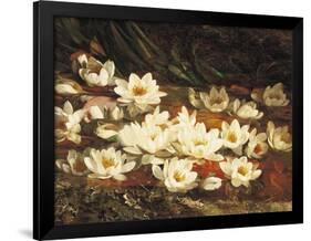 Waterlilies-William Jabez Muckley-Framed Giclee Print