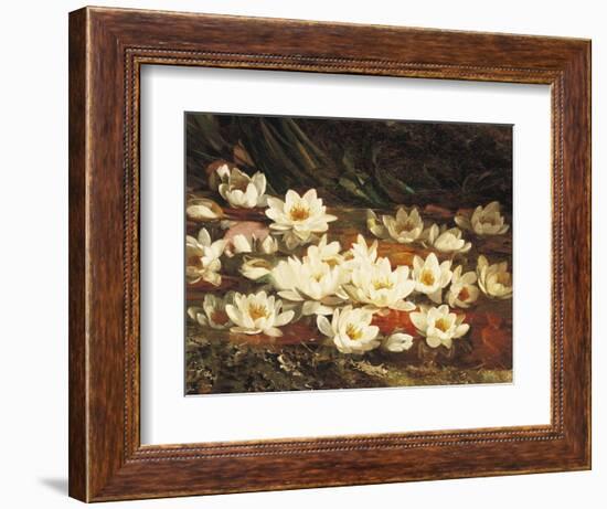 Waterlilies-William Jabez Muckley-Framed Giclee Print