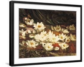 Waterlilies-William Jabez Muckley-Framed Giclee Print