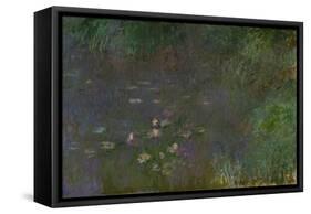 Waterlilies-Claude Monet-Framed Stretched Canvas