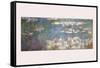 Waterlilies-Claude Monet-Framed Stretched Canvas