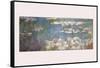 Waterlilies-Claude Monet-Framed Stretched Canvas