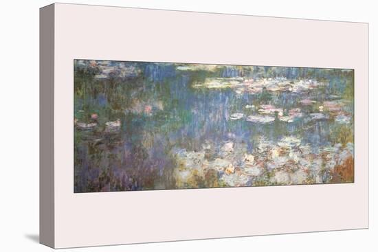 Waterlilies-Claude Monet-Stretched Canvas