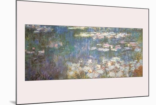 Waterlilies-Claude Monet-Mounted Art Print