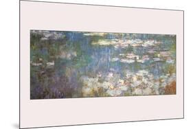 Waterlilies-Claude Monet-Mounted Art Print