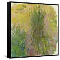 Waterlilies-Claude Monet-Framed Stretched Canvas