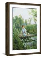 Waterlillies-Alfred Augustus Glendening II-Framed Giclee Print