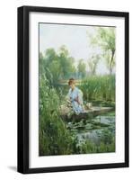 Waterlillies-Alfred Augustus Glendening II-Framed Giclee Print