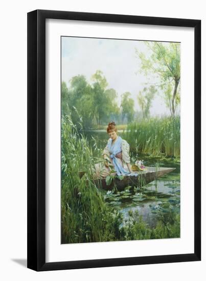 Waterlillies-Alfred Augustus Glendening II-Framed Giclee Print