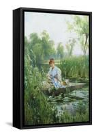 Waterlillies-Alfred Augustus Glendening II-Framed Stretched Canvas