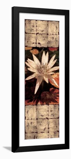 Waterlily Panel I-John Seba-Framed Premium Giclee Print