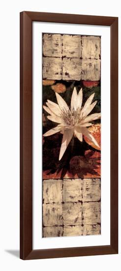 Waterlily Panel I-John Seba-Framed Premium Giclee Print