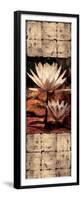 Waterlily Panel II-John Seba-Framed Premium Giclee Print