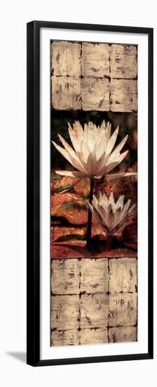 Waterlily Panel II-John Seba-Framed Premium Giclee Print
