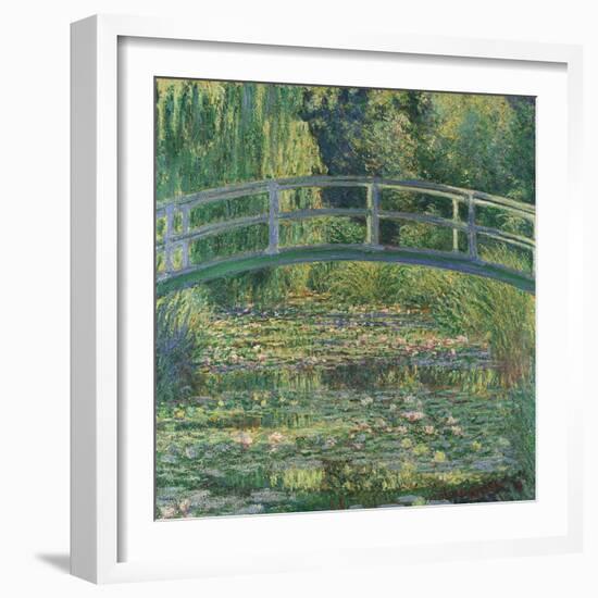 Waterlily Pond, 1899-Claude Monet-Framed Giclee Print