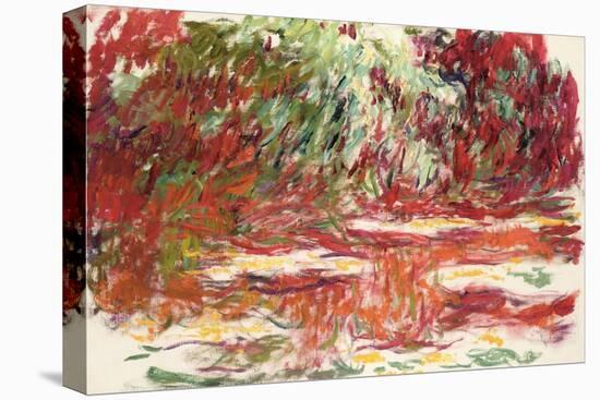 Waterlily Pond, 1918-19-Claude Monet-Stretched Canvas