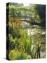 Waterlily Pond and Bridge in Monet's Garden, Giverny, Haute Normandie (Normandy), France, Europe-Ken Gillham-Stretched Canvas