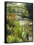 Waterlily Pond and Bridge in Monet's Garden, Giverny, Haute Normandie (Normandy), France, Europe-Ken Gillham-Framed Stretched Canvas