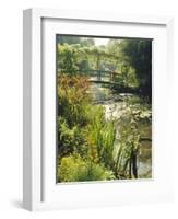 Waterlily Pond and Bridge in Monet's Garden, Giverny, Haute Normandie (Normandy), France, Europe-Ken Gillham-Framed Photographic Print