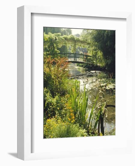 Waterlily Pond and Bridge in Monet's Garden, Giverny, Haute Normandie (Normandy), France, Europe-Ken Gillham-Framed Photographic Print