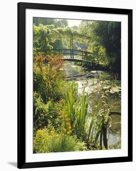 Waterlily Pond and Bridge in Monet's Garden, Giverny, Haute Normandie (Normandy), France, Europe-Ken Gillham-Framed Photographic Print