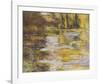 Waterlily Pond and Japanese Bridge-Claude Monet-Framed Art Print