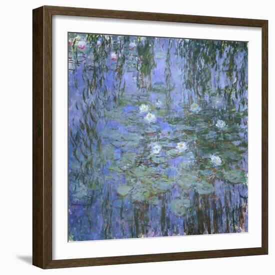 Waterlily Pond, C. 1916-19-Claude Monet-Framed Giclee Print