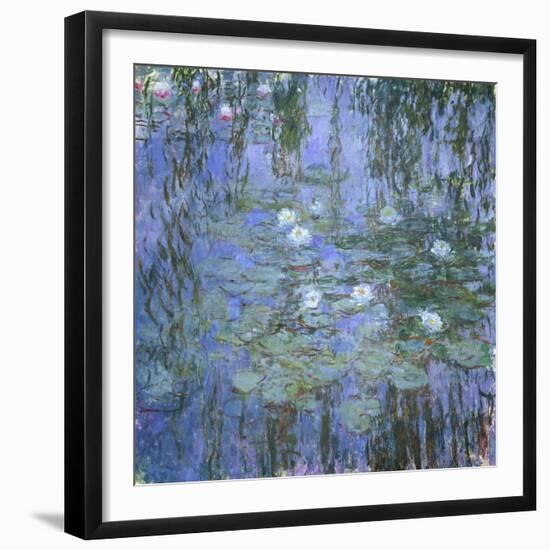 Waterlily Pond, C. 1916-19-Claude Monet-Framed Giclee Print