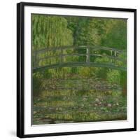 Waterlily Pond, Green Harmony, 1899-Claude Monet-Framed Giclee Print