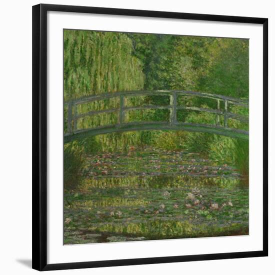 Waterlily Pond, Green Harmony, 1899-Claude Monet-Framed Giclee Print