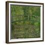 Waterlily Pond, Green Harmony, 1899-Claude Monet-Framed Giclee Print