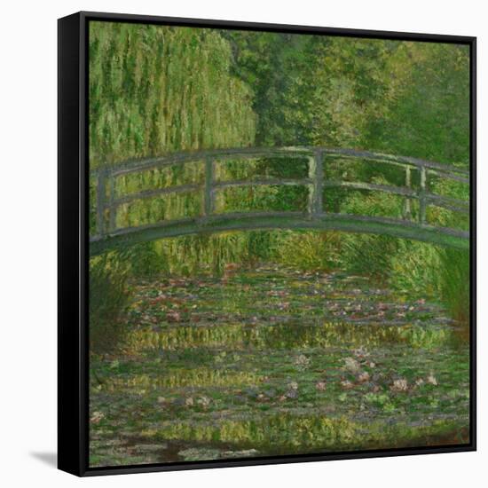 Waterlily Pond, Green Harmony, 1899-Claude Monet-Framed Stretched Canvas