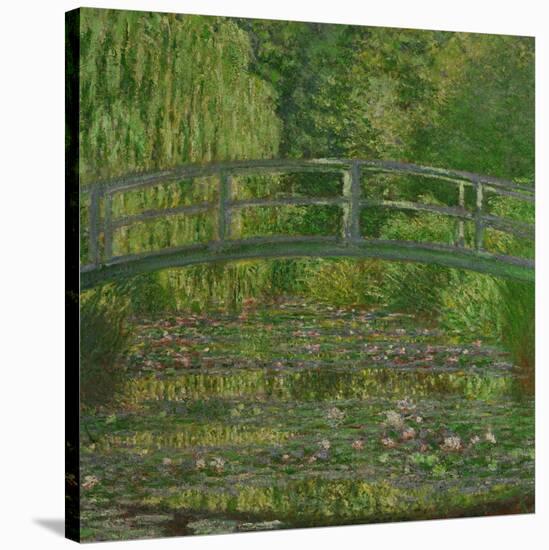 Waterlily Pond, Green Harmony, 1899-Claude Monet-Stretched Canvas