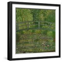 Waterlily Pond, Green Harmony, 1899-Claude Monet-Framed Premium Giclee Print