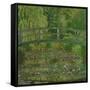 Waterlily Pond, Green Harmony, 1899-Claude Monet-Framed Stretched Canvas