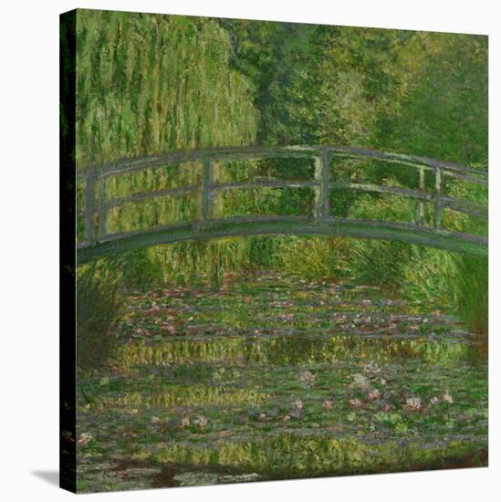 Waterlily Pond, Green Harmony, 1899-Claude Monet-Stretched Canvas