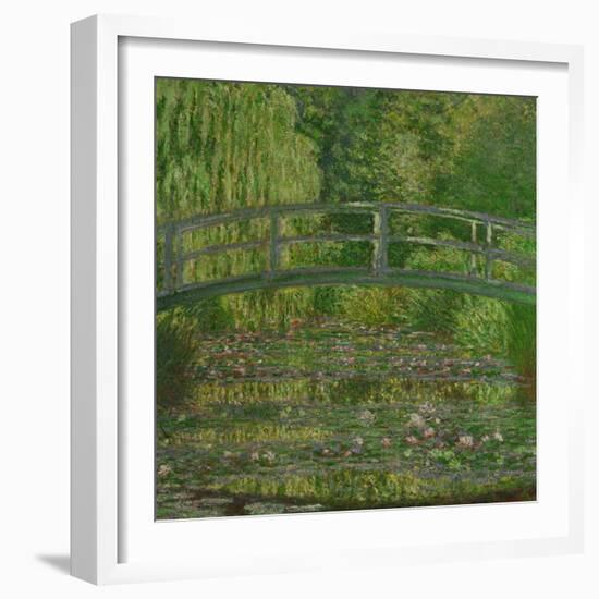 Waterlily Pond, Green Harmony, 1899-Claude Monet-Framed Giclee Print