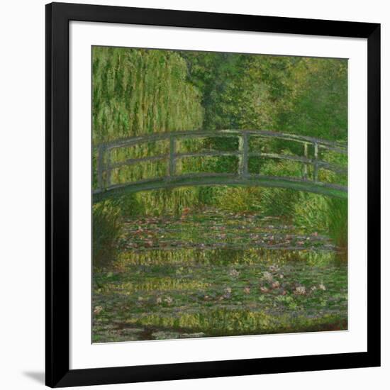 Waterlily Pond, Green Harmony, 1899-Claude Monet-Framed Giclee Print