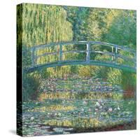 Waterlily Pond Green Harmony-Claude Monet-Stretched Canvas