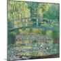 Waterlily Pond Green Harmony-Claude Monet-Mounted Art Print