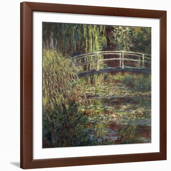 Waterlily Pond: Pink Harmony, 1900-Claude Monet-Framed Art Print