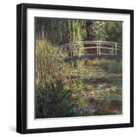 Waterlily Pond: Pink Harmony, 1900-Claude Monet-Framed Art Print