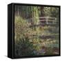 Waterlily Pond: Pink Harmony, 1900-Claude Monet-Framed Stretched Canvas