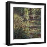 Waterlily Pond: Pink Harmony, 1900-Claude Monet-Framed Art Print